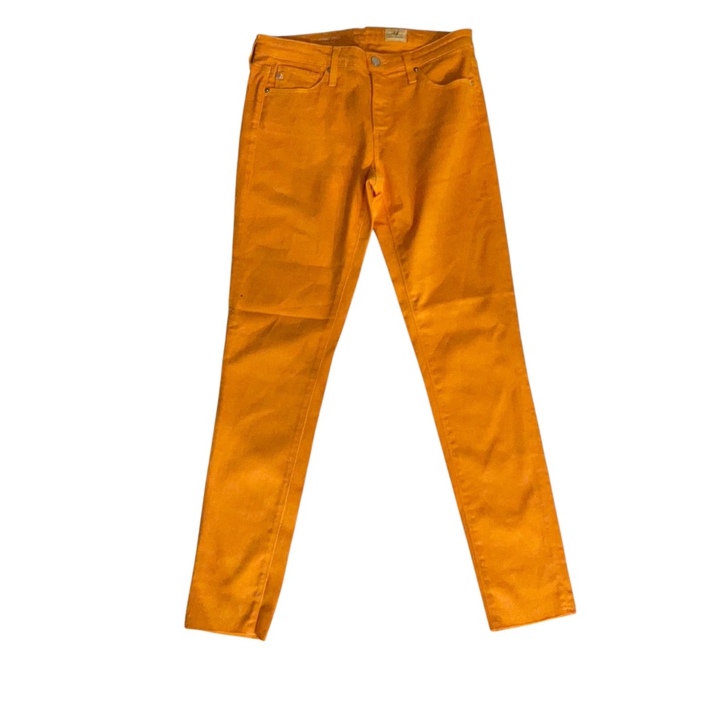 Ag Vibrant Orange Denim